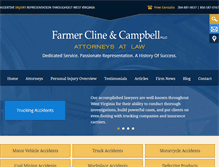 Tablet Screenshot of farmerclinecampbell.com